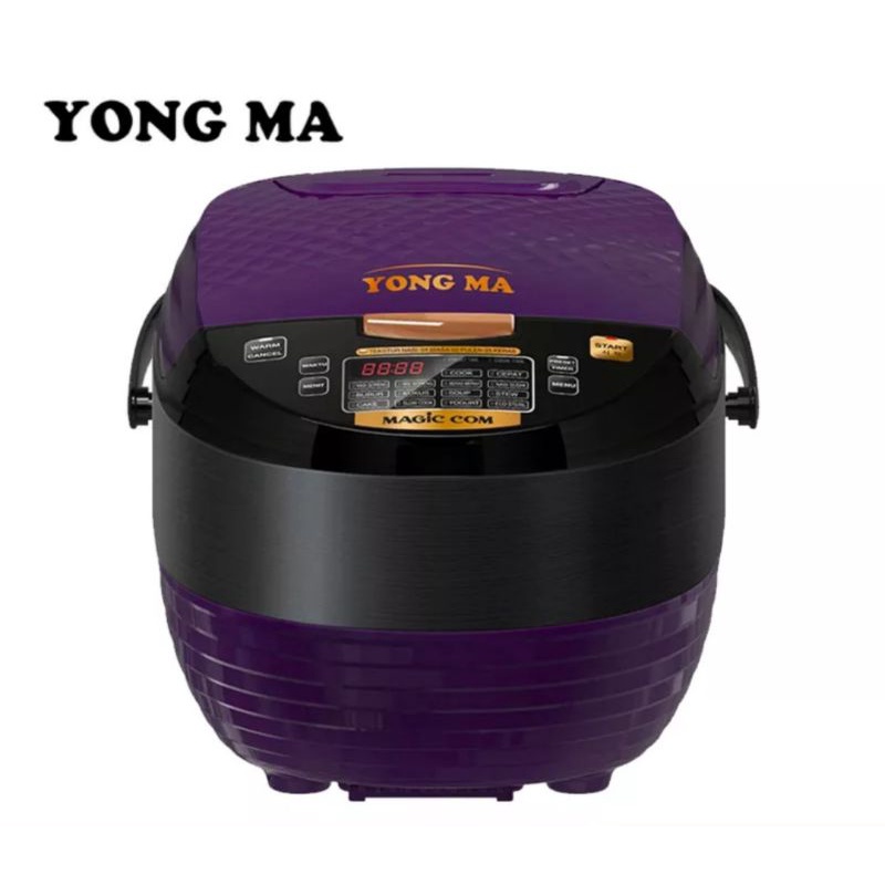 RICE COOKER MAGIC COM YONGMA SMC8027 SMC 8027 PANCI CERAMIC DIGITAL GARANSI RESMI 2 TAHUN-New purple ungu