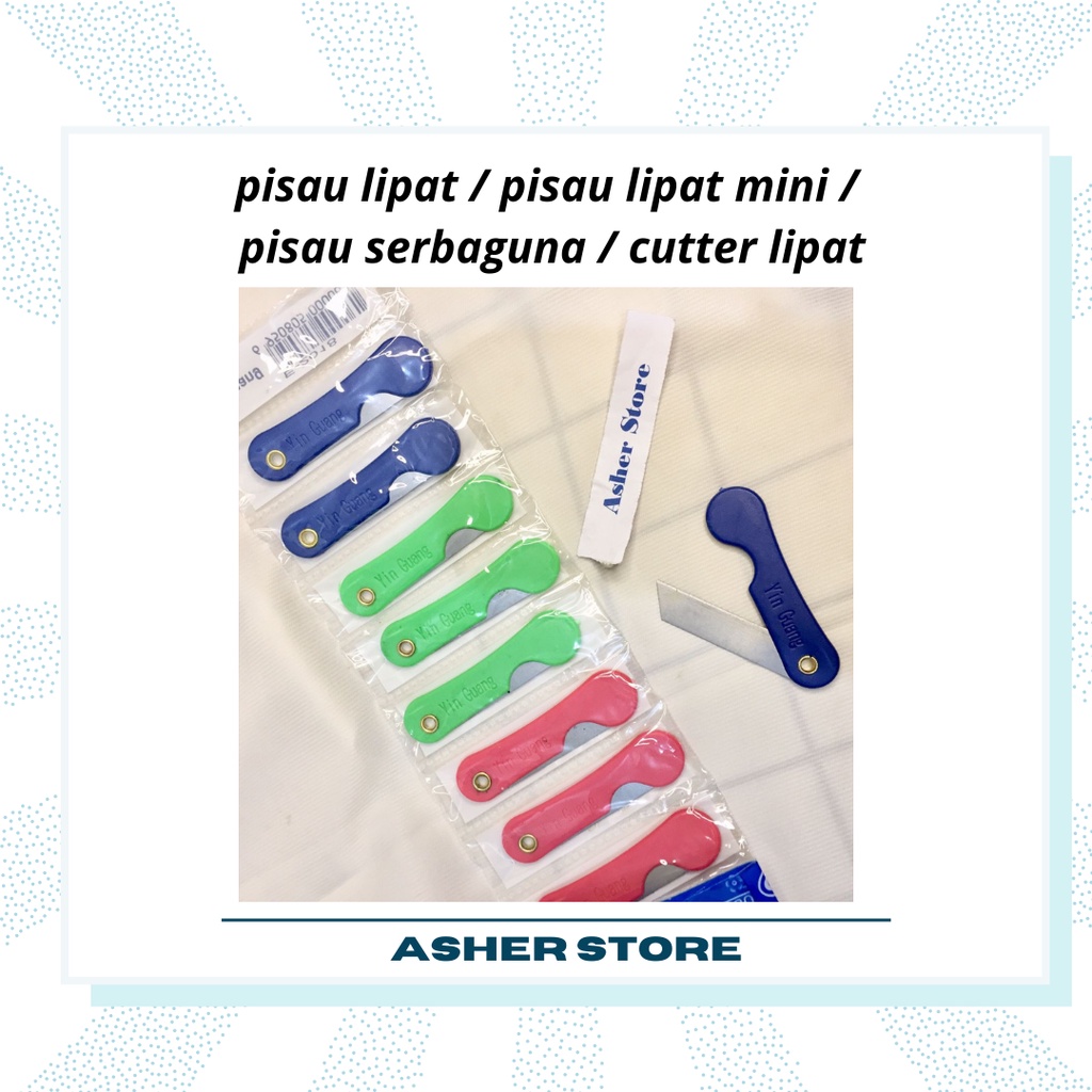 

pisau lipat / pisau lipat mini / pisau serbaguna / cutter lipat