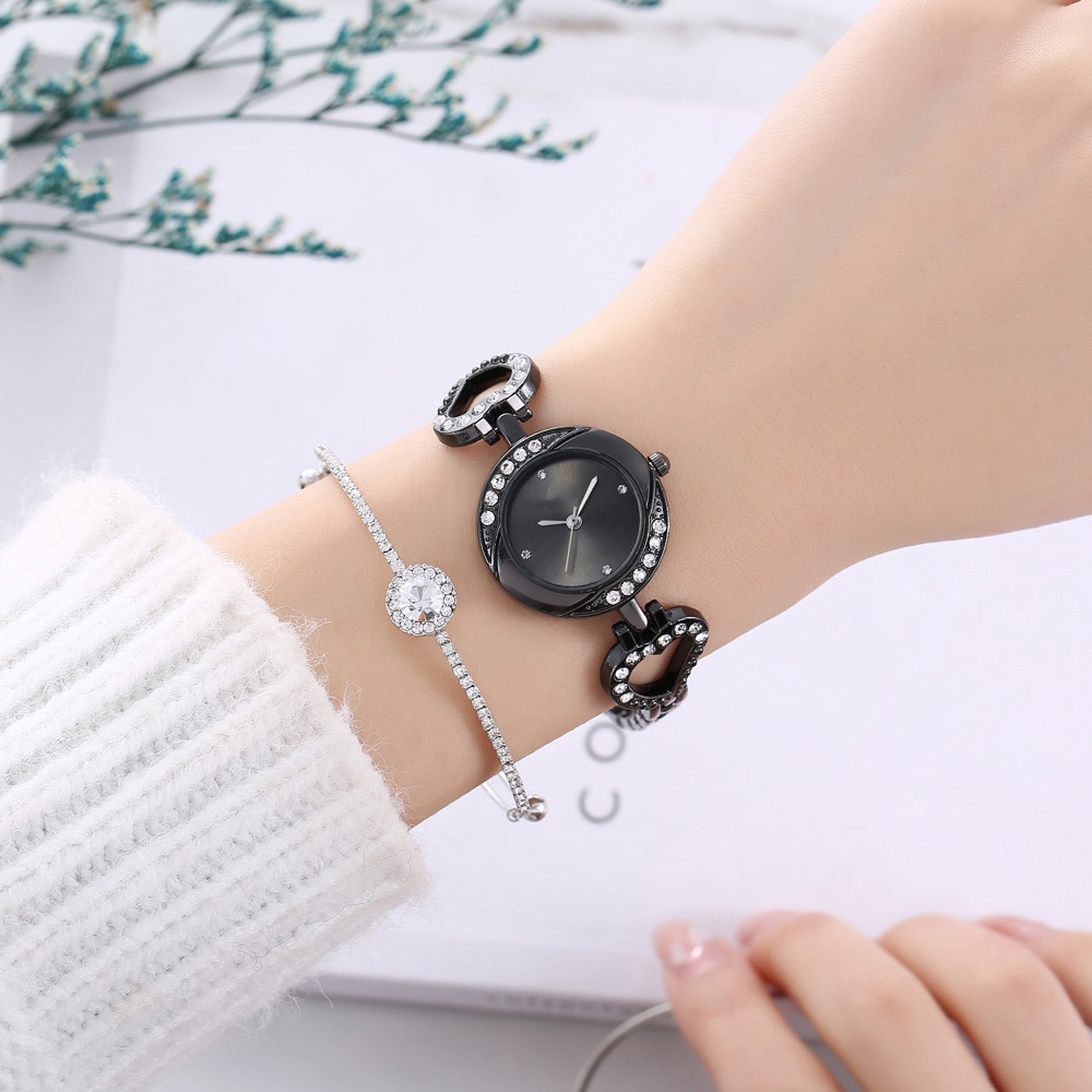 ✅Jam Tangan Wanita Magnet Tali Rantai / Arloji /Jam Analog / Jam Tangan Stainless Wanita W199