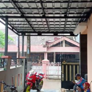  KANOPI  BAJA RINGAN Atap Alderon Spandek Galvalum Taso  