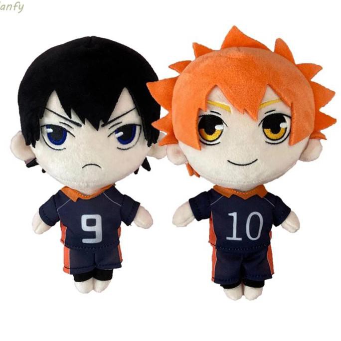 CUCI GUDANG Lanfy Mainan Boneka Stuffed Plush Anime Haikyuu Hinata Shoyo 20cm