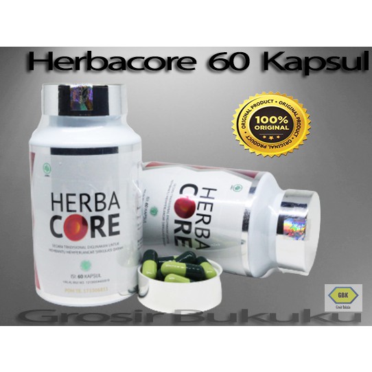 HERBACORE Naturafit / Melancarkan Sirkulasi Darah / Menurunkan Kadar Kolesterol - Herbal BPOM