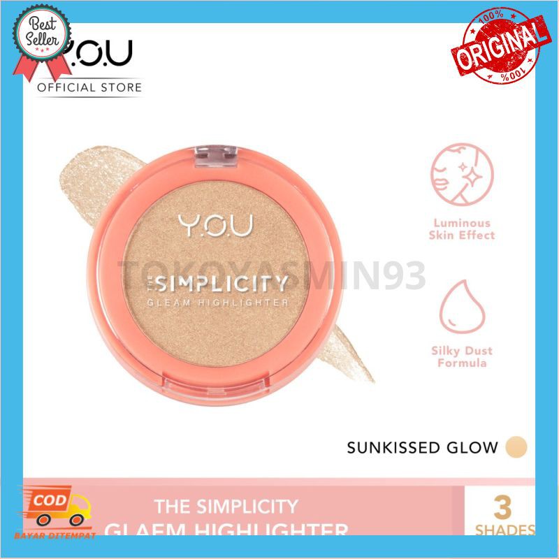 The Simplicity Gleam Highlighter by YOU Makeups Murah