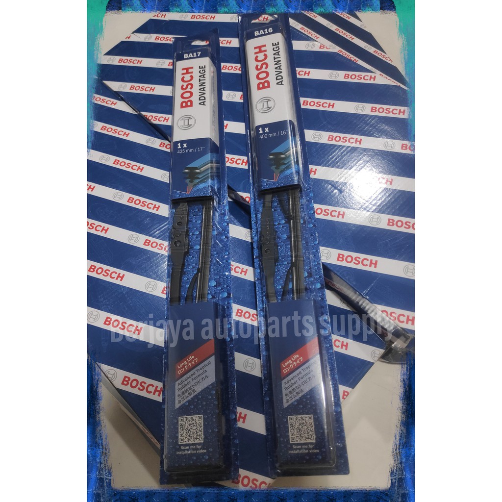 Wiper Bosch Wiper Kaca Mobil Advantage 12&quot;-24&quot;INCHI 1 pcs