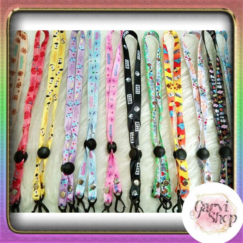 [COD] STRAP MASKER LANYARD/TALI MASKER BTS BT21 KAIT PREMIUM