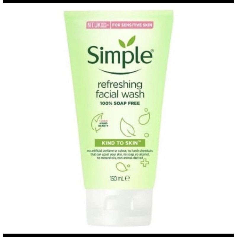 jual-simple-refreshing-facial-wash-150ml-kemasan-baru-shopee-indonesia