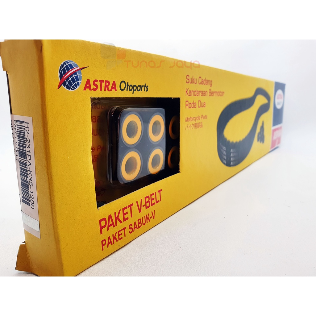 VAN BELT VBELT SET VARIO 125 LED ESP ORIGINAL ASPIRA BANDO ASTRA - K35