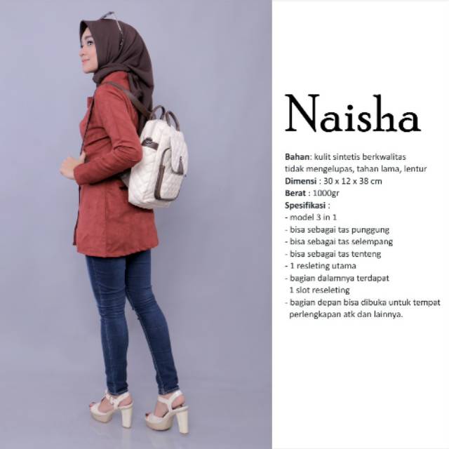RANSEL NAISHA MY QEENA BY KINARA STUFF