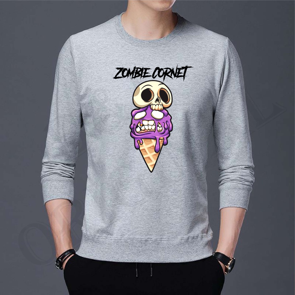 BS//COD//BAJU KAOS ZOMBIE CORNET//T-SHIRT TANGAN PANJANG//FASHION PRIA DAN WANITA//GOOD QUALITY