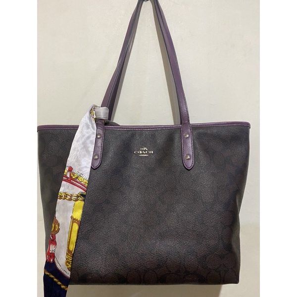 Tas Coach tote bag second preloved