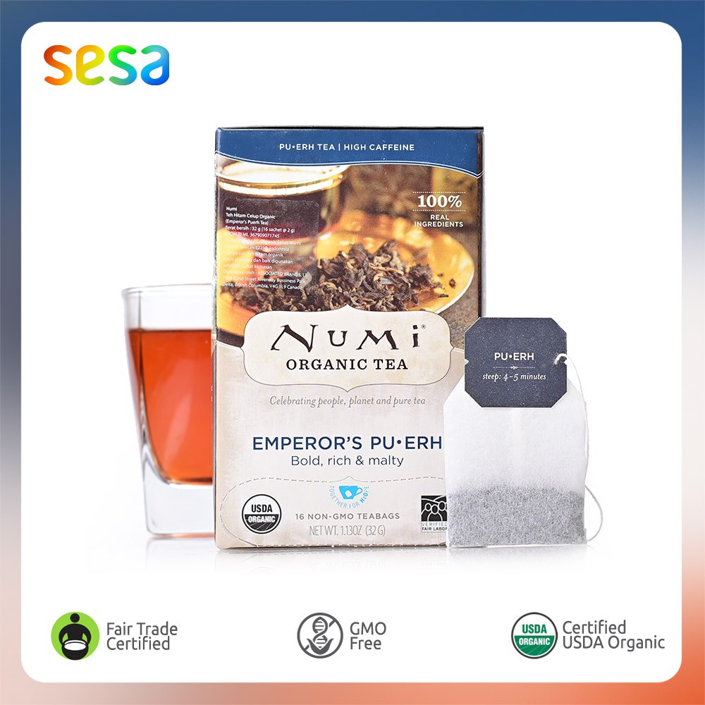 

NUMI TEA Organic Emperor's Pu-Erh 32gr - Teh NON-GMO