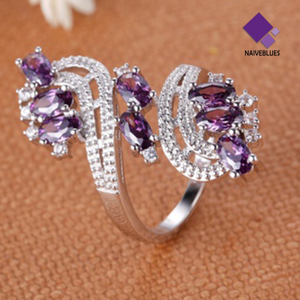 Cincin Cubic Zirconia Untuk Wanita