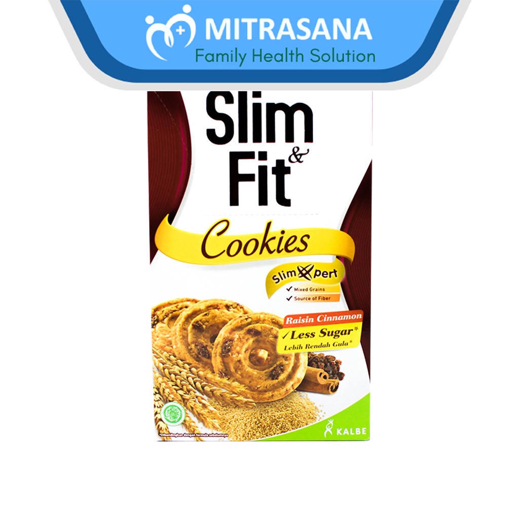 

Slim & Fit Cookies Raisin Cinnamon / Coklat / Garlic chesee - 1 box isi 10 @22 gr - Snack Rendah Kalori Untuk Diet