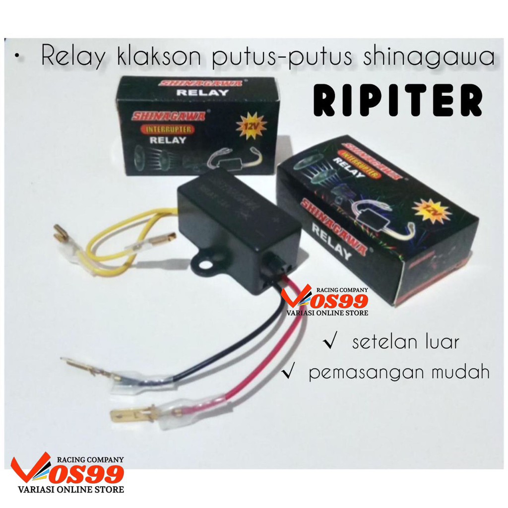 RELAY KLAKSON PUTUS PUTUS SETELAN 12 VOLT UNIVERSAL