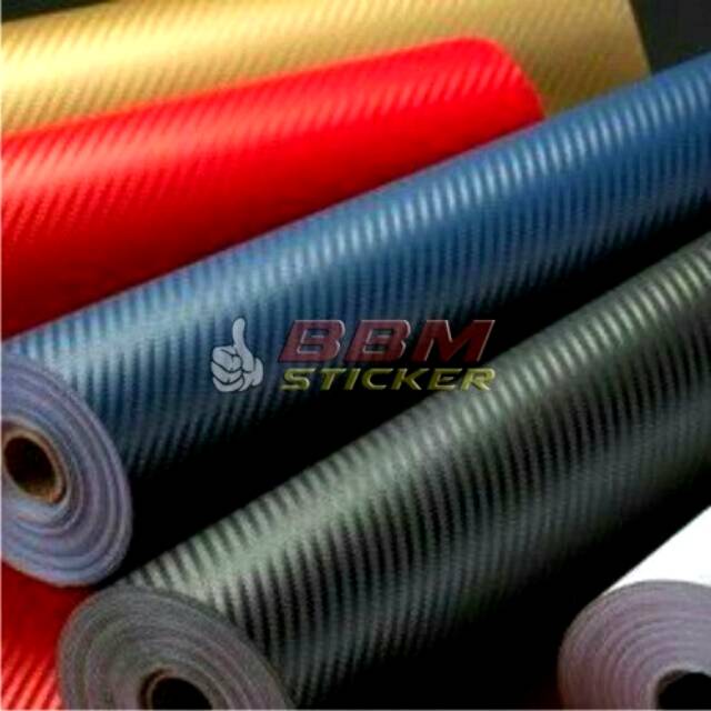 Sticker Carbon 3d Warna Karbon Stiker Per 100cm Shopee Indonesia