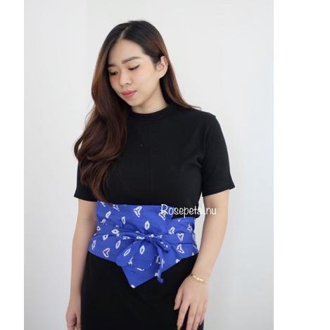 obi belt tenun / ikat pinggang obi tenun / obi belt batik