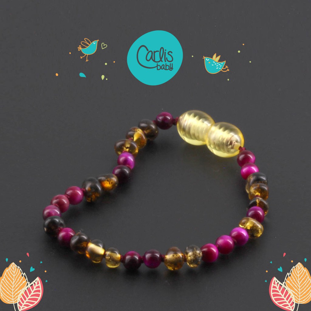 AGL30 Gelang Amber Tumbuh Gigi Bayi By Carlis Baby