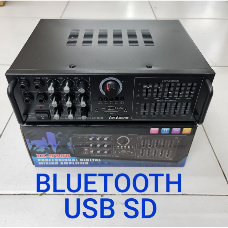 Power Mixer 4 channel Betavo BLUETOOH USB SD baru