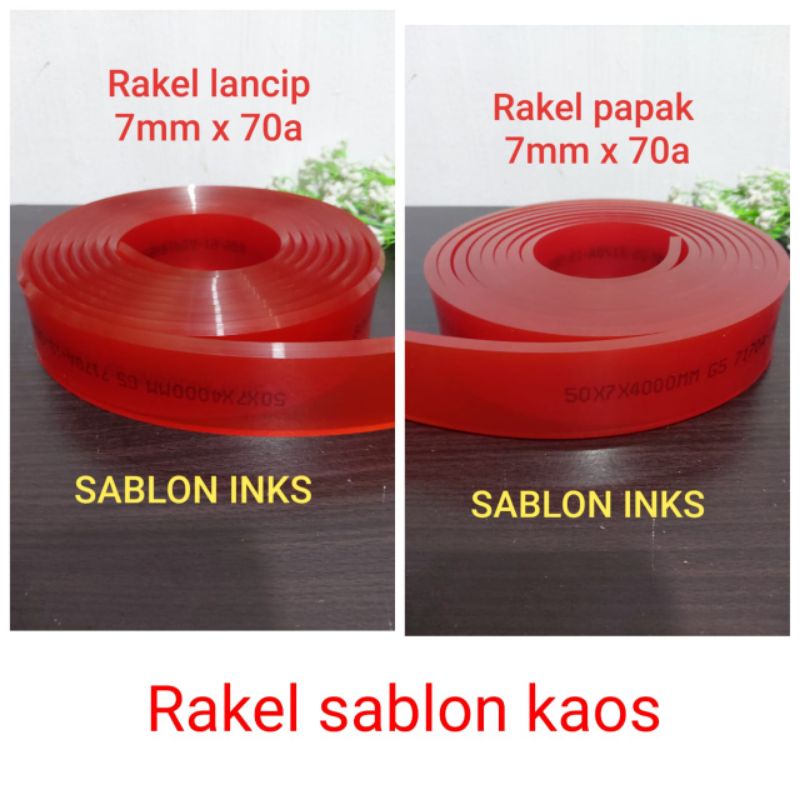 

Rakel merah lancip dan papak 7mm x 70a
