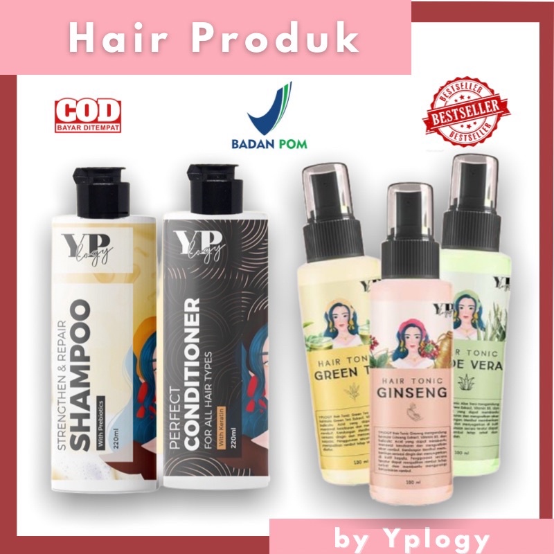 Yplogy Hair Tonic Conditioner Shampoo ala salon Murah | Perawatan Rambut treatment