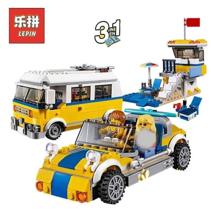 LEPIN - CREATOR -  Life City Beach Picnic Van