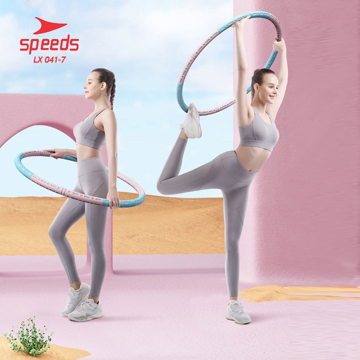 Hula Hoop SPEEDS Hulahop Portabel Yoga Fitness Adjustable Ring Mainan Anak Kaki Pengecil Perut 041-7-1
