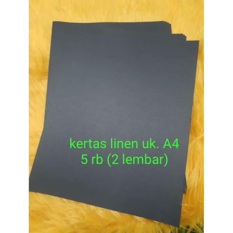 

Kertas Linen isi 4 lembar