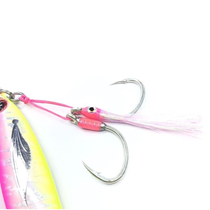 Assist Hook Jigging Double 1/0 2/0 3/0 4/0 Mata Kail Metaljig