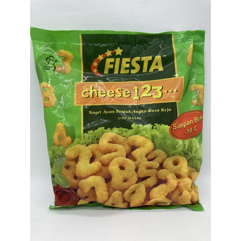 

Fiesta Cheese 123 NAGET AYAM FROZEN FOOD 500g [ KHUSUS GOSEND GRAB SAJA ]