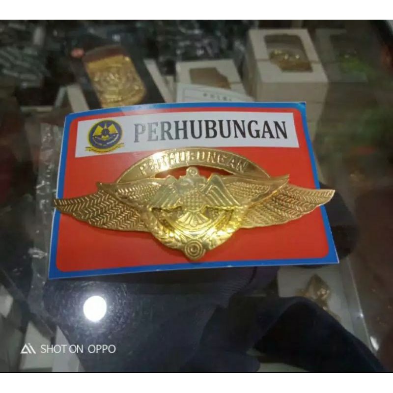 pin dishub braso/wing dishub braso