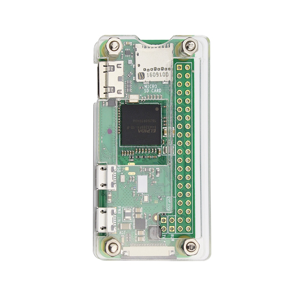 Kotak Akrilik Pelindung Dengan Heat Sink Untuk Raspberry Pi Zero 1.3 / 2 / W / Wh