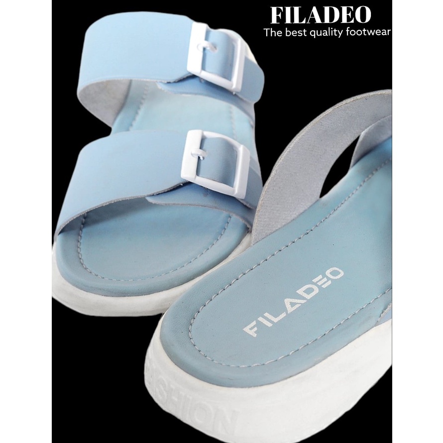 RECOMENDED!! sandal wanita FILADEO BAN DUA warna biru