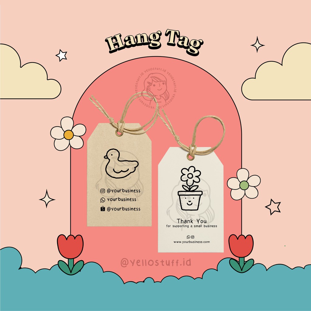 

Hang Tag Online Shop FREE Custom [Produk Satuan]