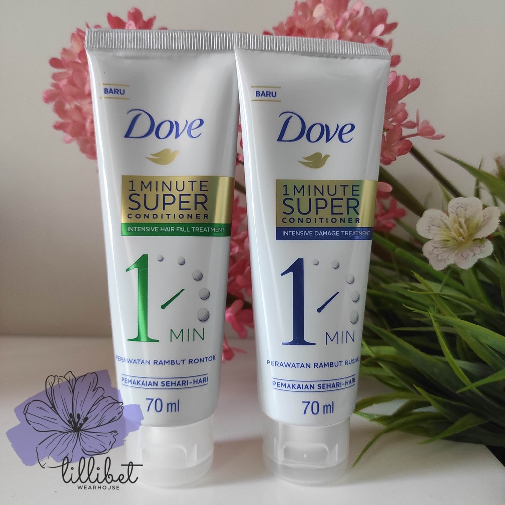 Jual DOVE 1 Minute Super Conditioner 70 ml | Shopee Indonesia