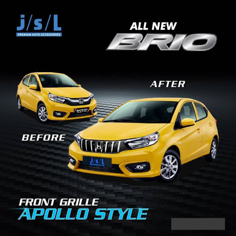 grill Apollo all new Brio grill Honda Brio model Apollo plastik ABS