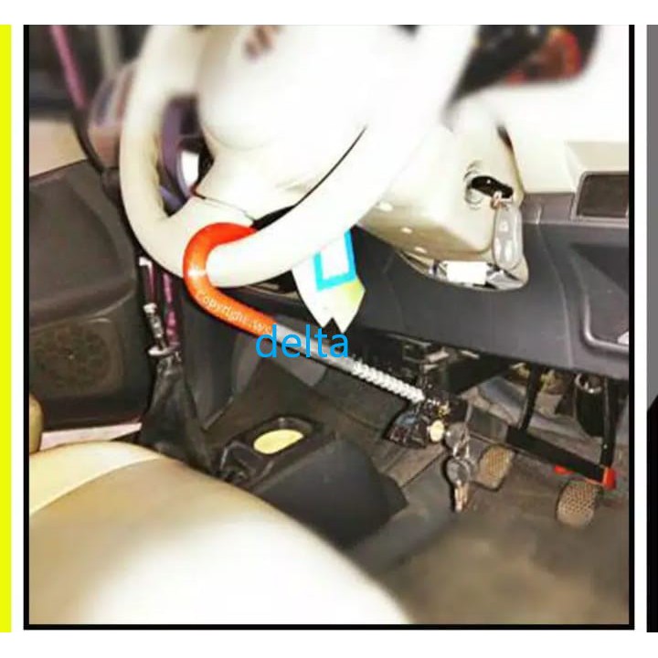 Kunci stir KC 21 (kunci stang) dari pedal/coupling ke stir mobil universal