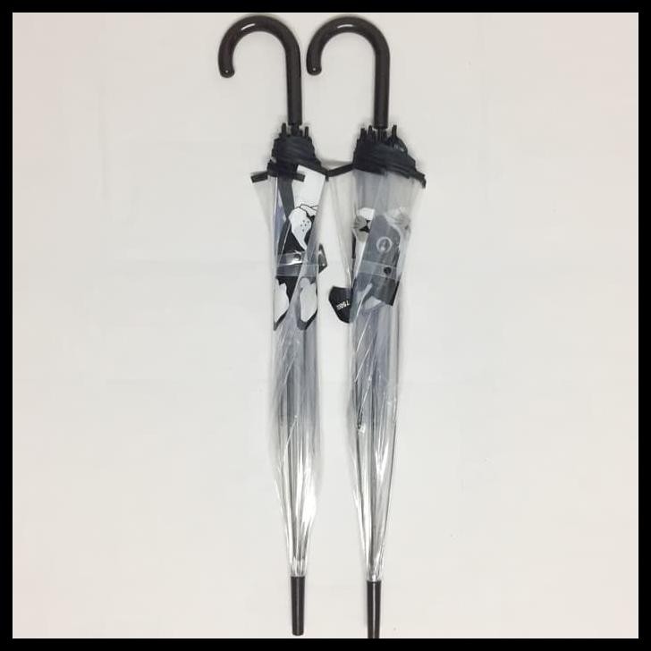 JualJual Payung Tongkat Transparan Mangkok Anjing Kucing - 75002