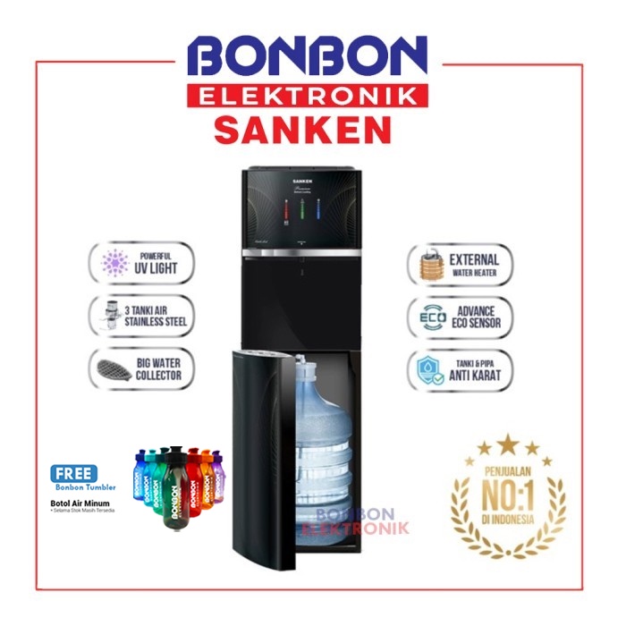 Sanken Dispenser Galon Bawah DB-20G-BK (Infinite Series)