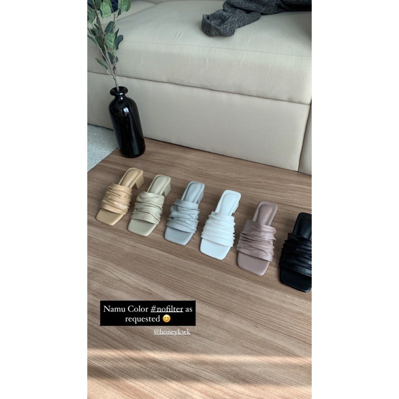 PIXFOOTWEAR x honeykwk - Garosugil Alley Vol.2 Special edition - Namu Slide Heel