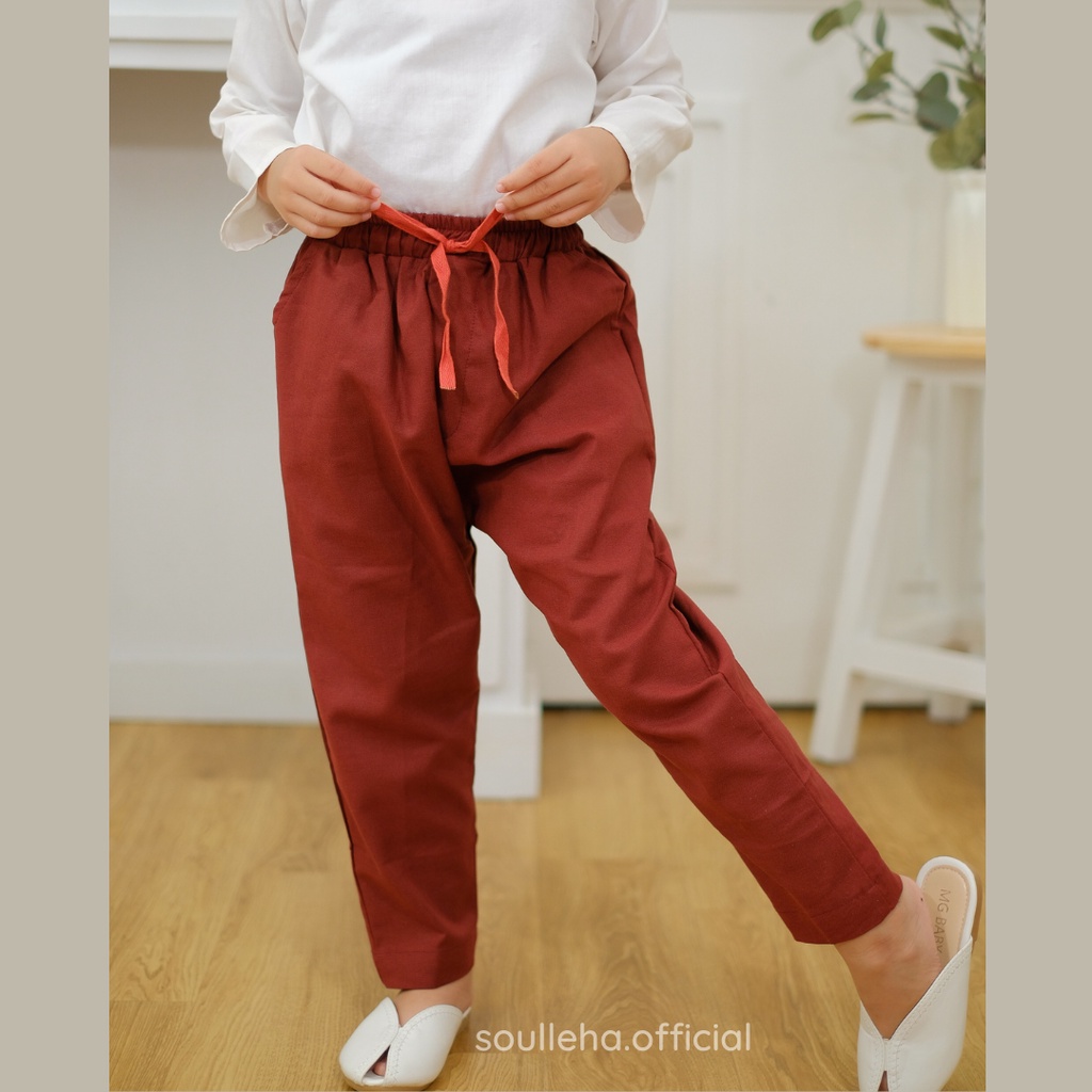 Soulleha KIDS LINEN PANTS CELANA PANJANG LINEN ANAK UNISEX