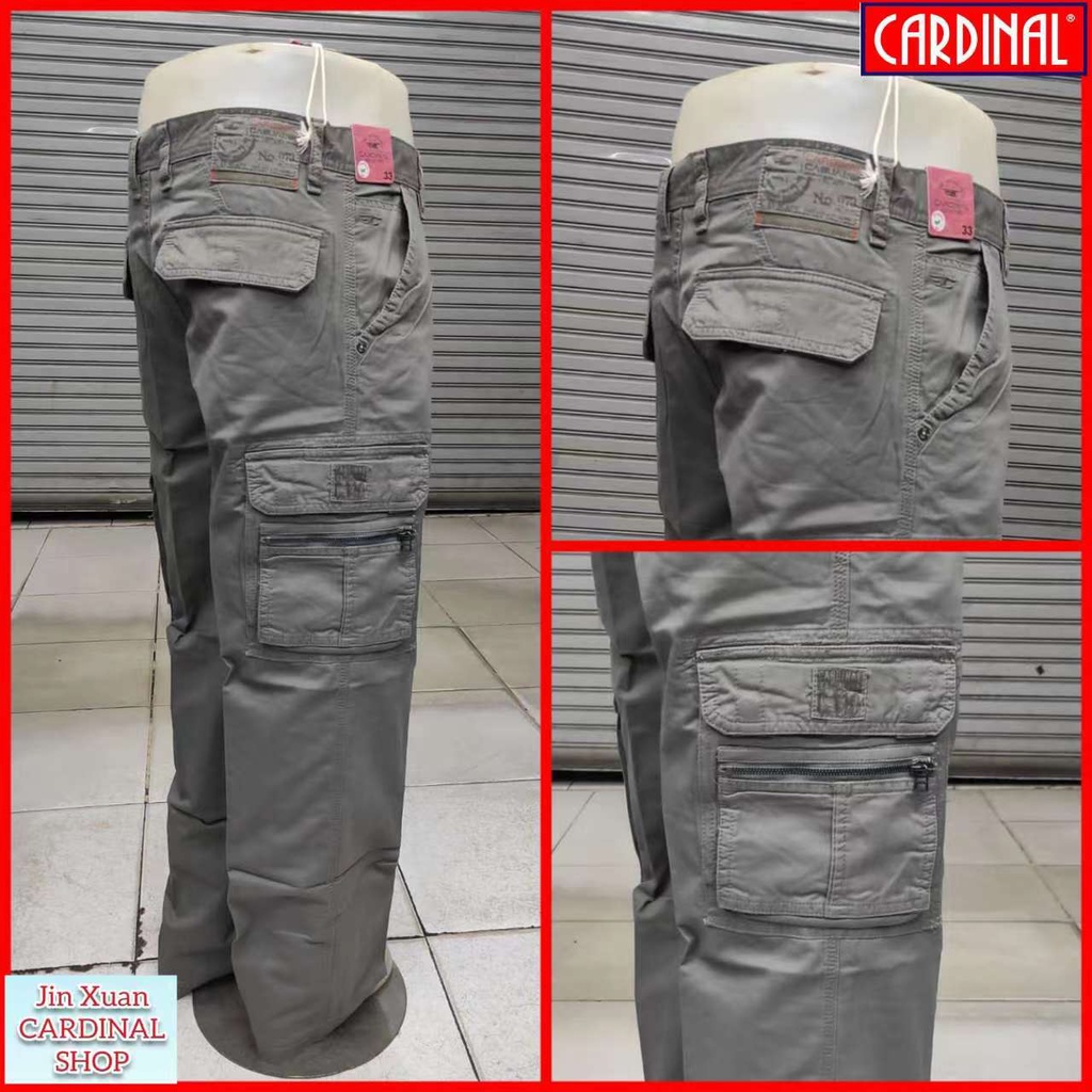 CARDINAL celana panjang cargo pria sz 27-38 | celana cardinal cargo pria 100% original