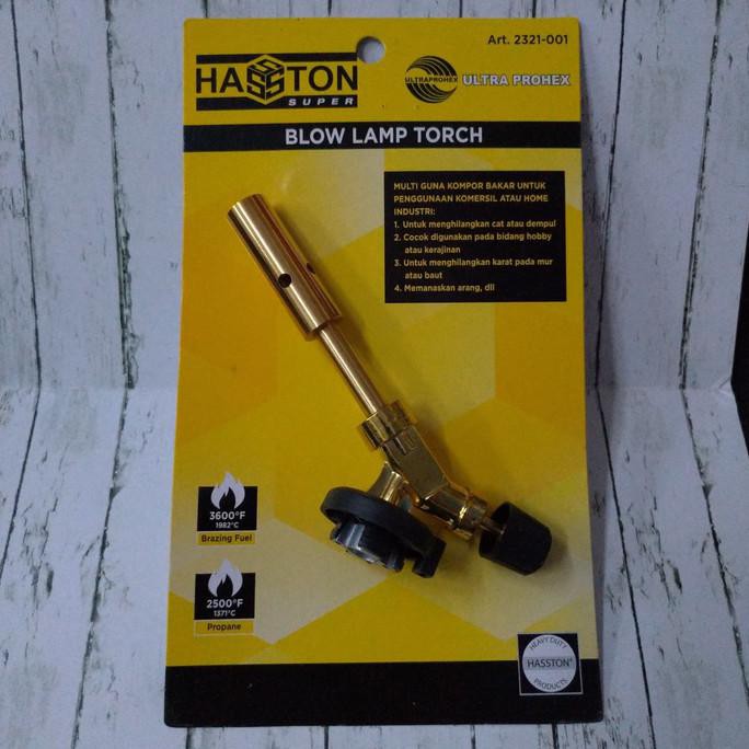 Kualitas Terbaik] Gas Torch Untuk Gas Kaleng Haston Prohex / Gas Torch 2321-001Hs