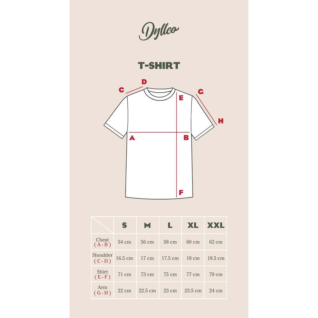 Dyllco T-Shirt Crewneck White - Kaos Polos Putih