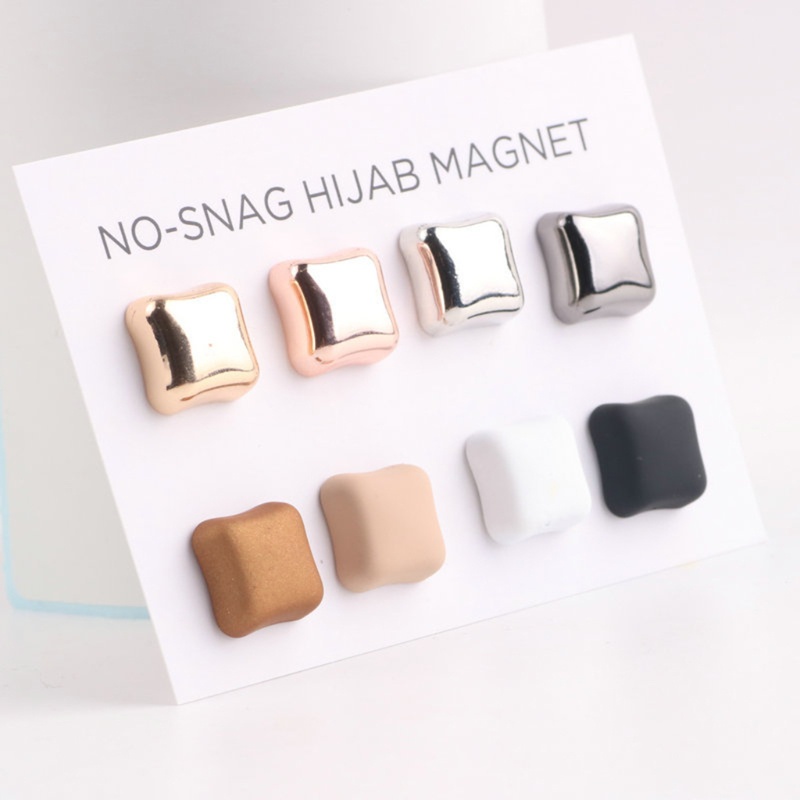 Siy Bros Pin Magnetik Multi Warna Aksesoris Scarf / Hijab Wanita Untuk Pesta Ulang Tahun / Nikah