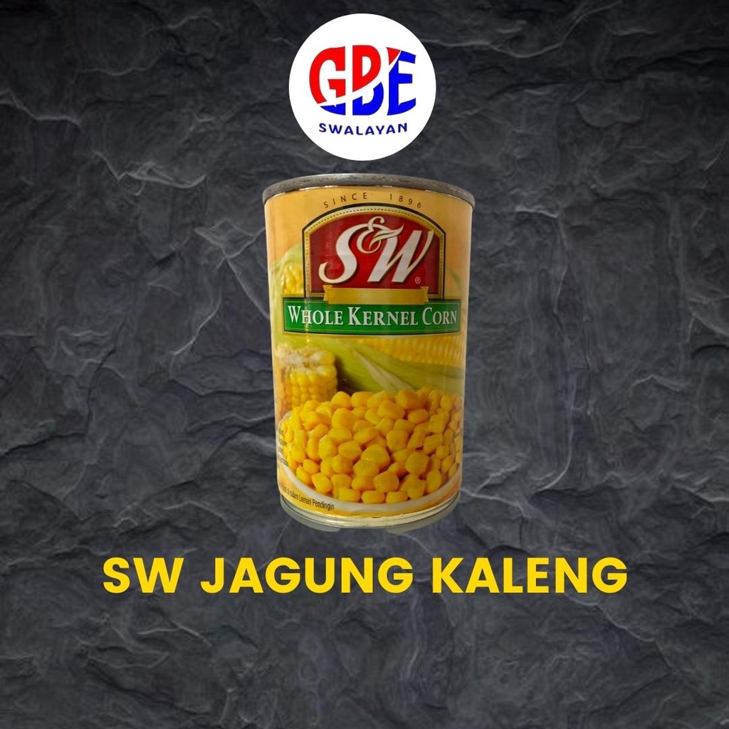 

S&W WHOLE KERNEL CORN | BUTIR JAGUNG DALAM KALENG 480GR