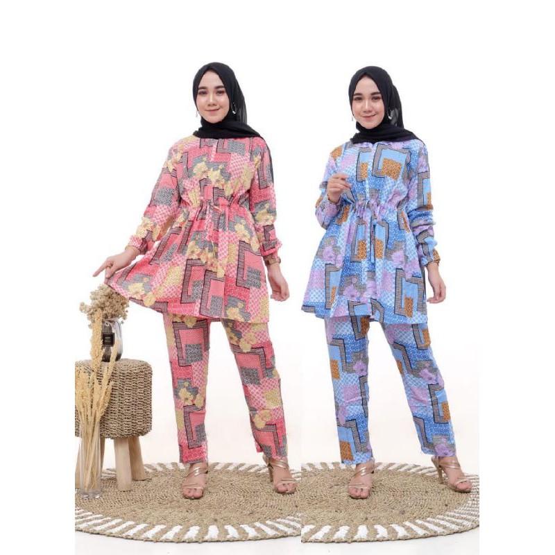 Setelan New| setelan cp lp| Rayon Super | lengan panjang | celana panjang| berkualitas|