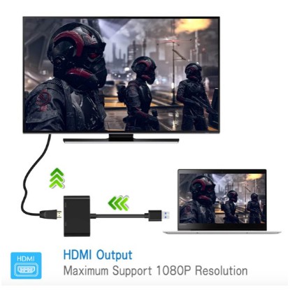 USB to VGA HDMI Konverter USB to VGA HDMI Adapter Converter USB 3.0