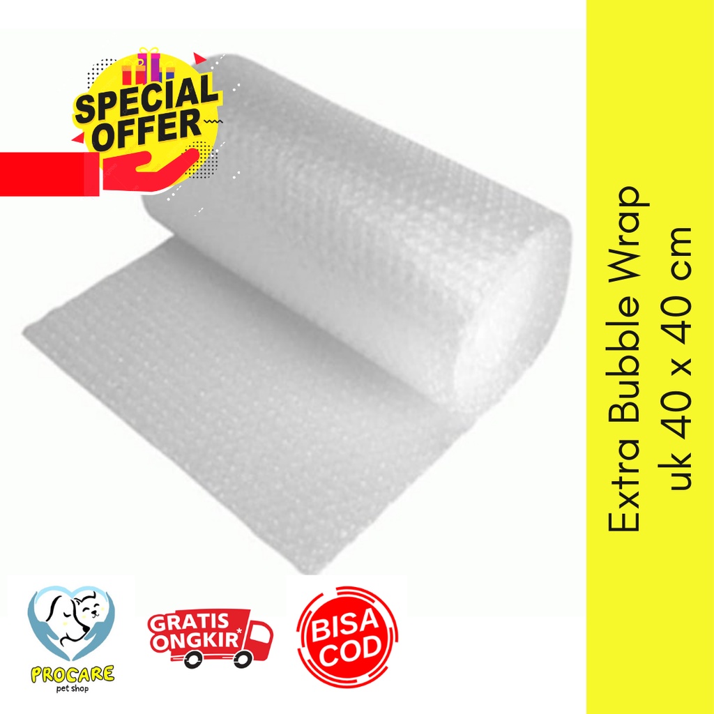 

EXTRA BUBBLE WRAP UNTUK PENGEMASAN