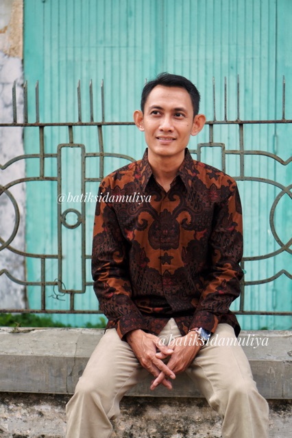 Sidamuliya Batik Kemeja Pria Regular Fit Premium Abistaya Lengan Panjang