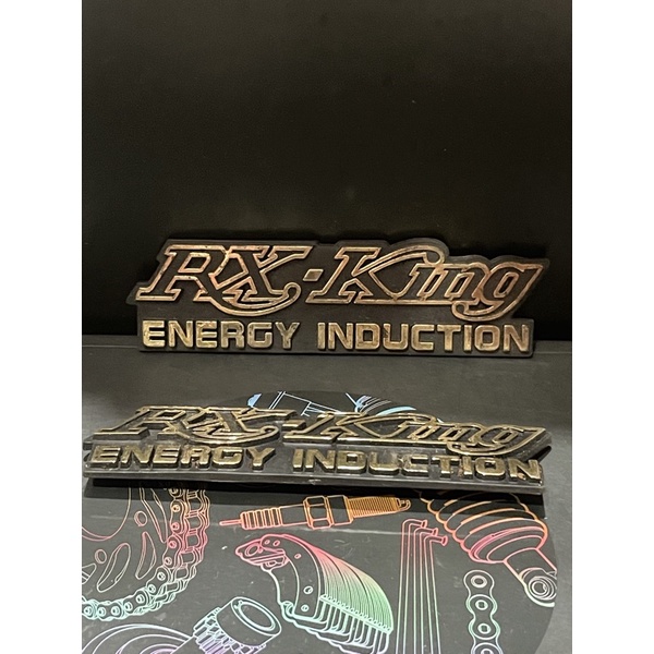 [1 PCS] EMBLEM TULISAN RXK RX KING LOGO RXKING EMBLEM BOX AKI RXK